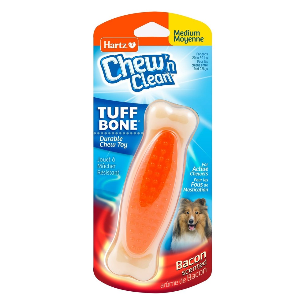 Hartz Medium Dental Dog Chew Toy, 2-Pack, Color May Vary