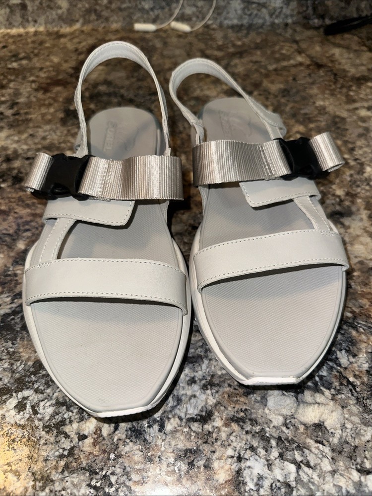 Sorel Kinetic Impact Slingback Sandals in Gray Womens Size 8