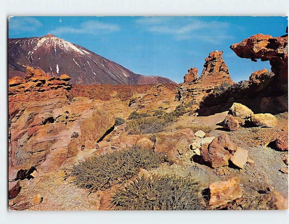 Postcard Las Cañadas & Mount Teide Tenerife Spain