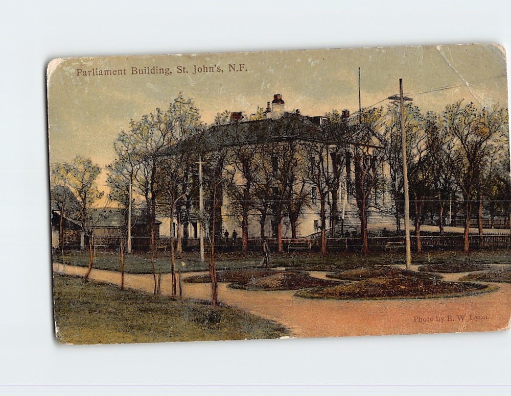 Postcard Parliament Buildings St. John's Newfoundland Canada