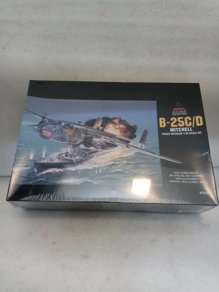 Accurate Miniatures 1/48 Model Airplane B-25C/D Mitchell 3431 Factory Sealed-image