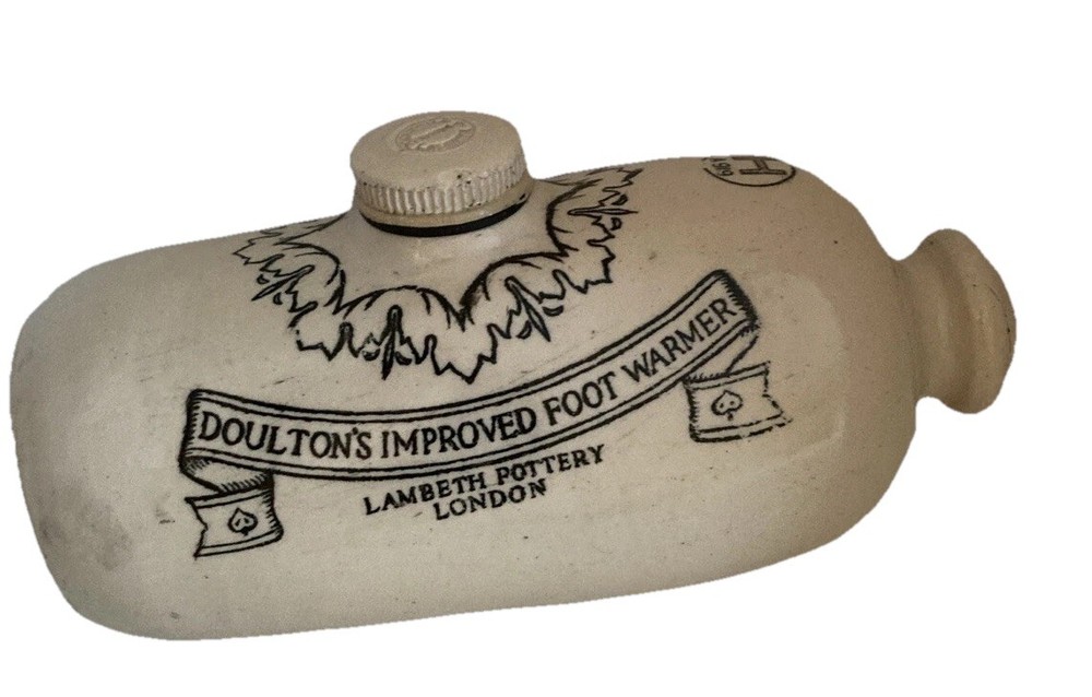 VTG Doultons Improved Foot Warmer/Lambeth Pottery London/ c1800’s.  A5