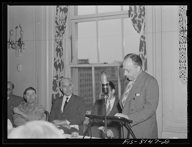 Washington D.C. Mr. Este Swedish Journalist National Press Club Luncheon 1942