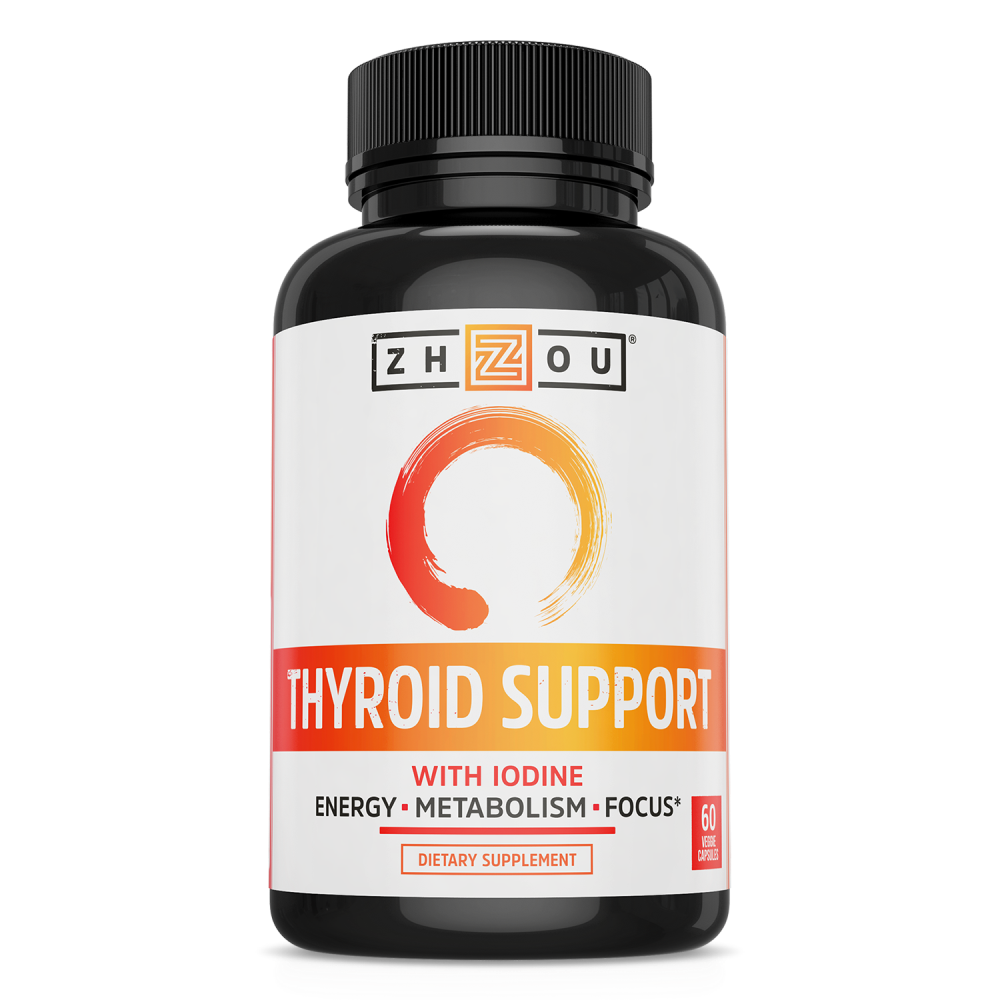 Zhou Thyroid Support Supplement for Metabolism & Iodine Boost