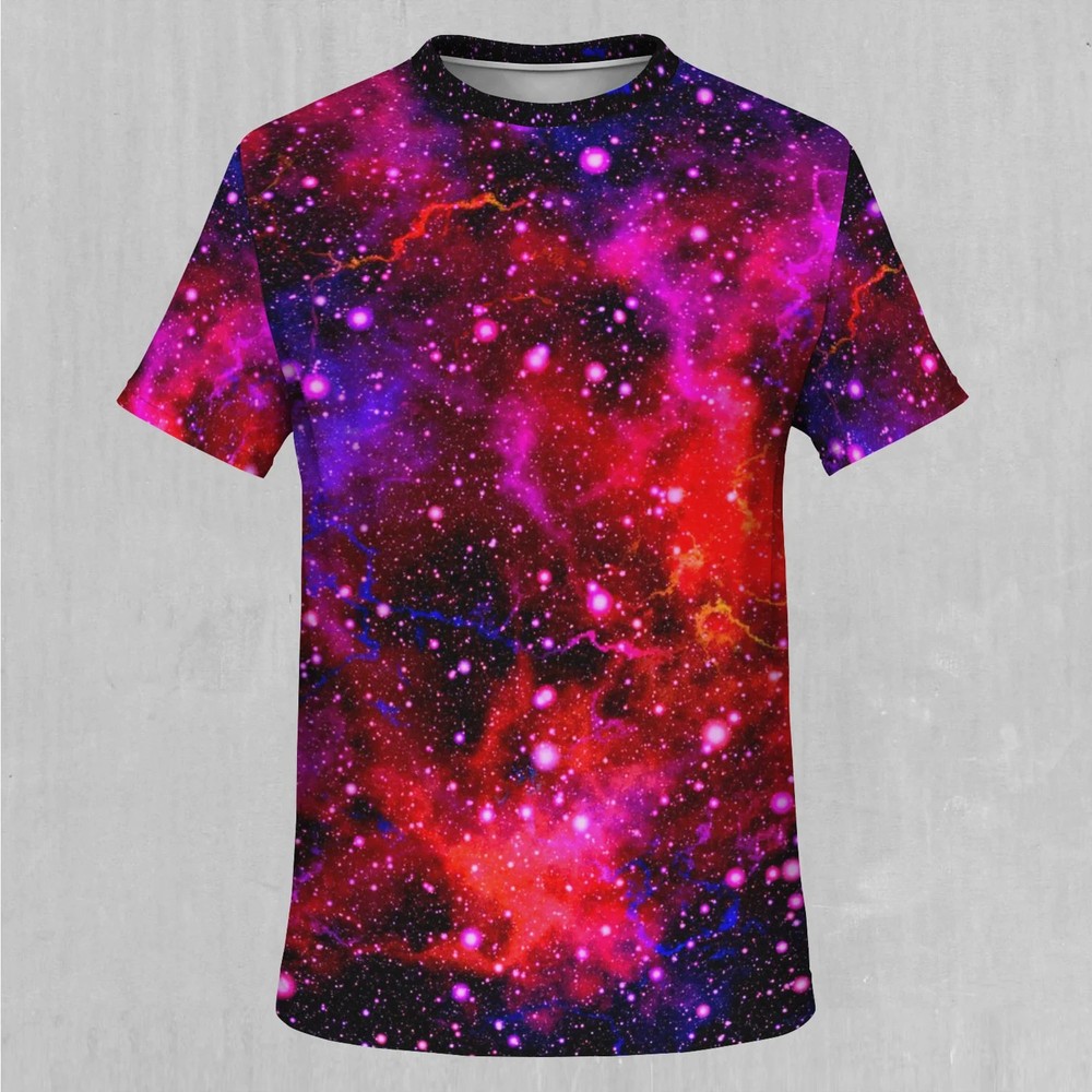 Electric Galaxy Outer Space Festival 3D All Over Print T-shirt