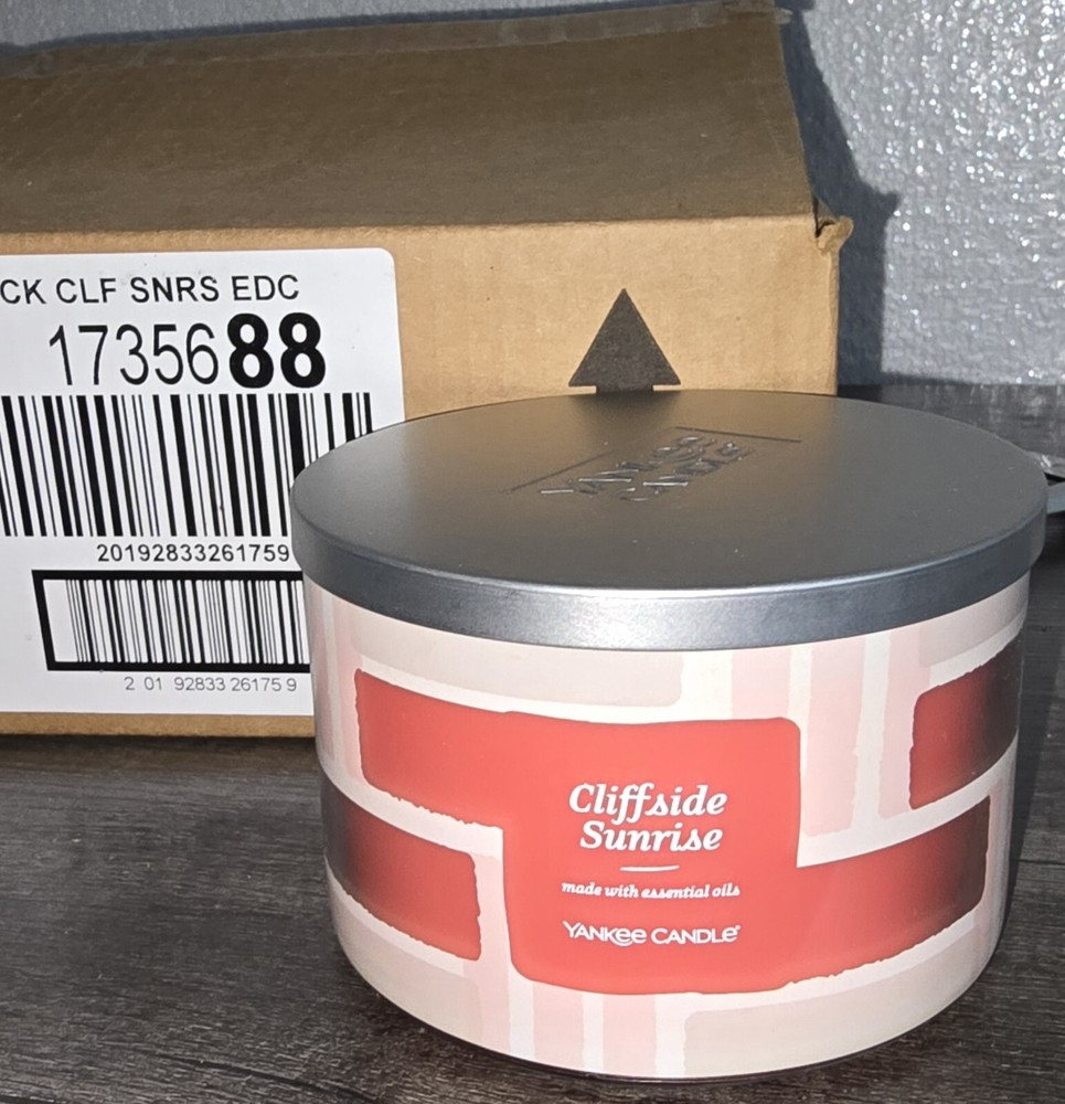 Yankee Candle 3-Wick 18oz Cliffside Sunrise Large Jar Candle
