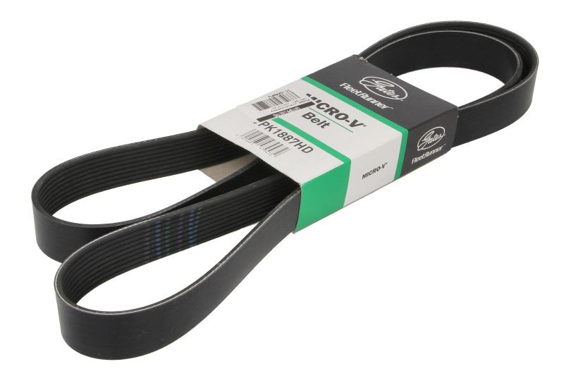 GAT multi - ribbed belt fits MERCEDES ACTROS, ACTROS MP2 / MP3, AXOR 2, CITARO