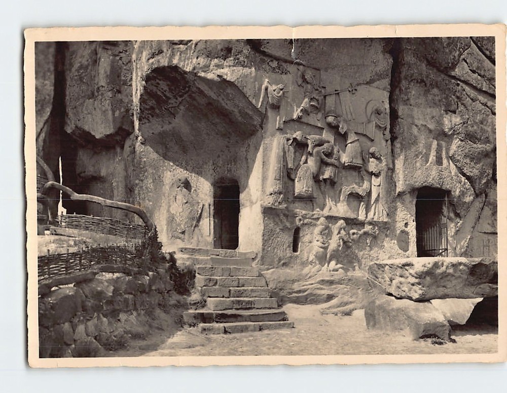 Postcard Externsteine Horn-Bad Meinberg Germany