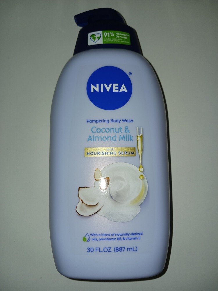 Nivea Coconut & Almond Milk Hydrating Body Wash 30 Fl Oz