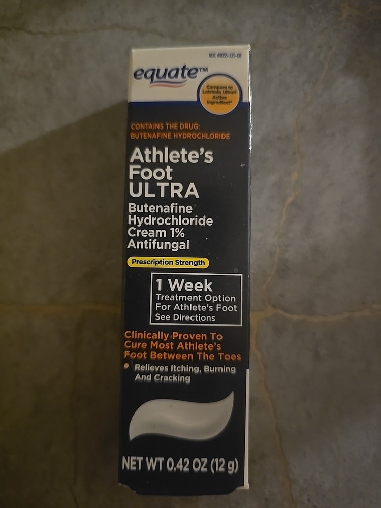 Equate Athletes Foot Ultra Cream 0.5oz Fast Acting Relief Free Shipping New