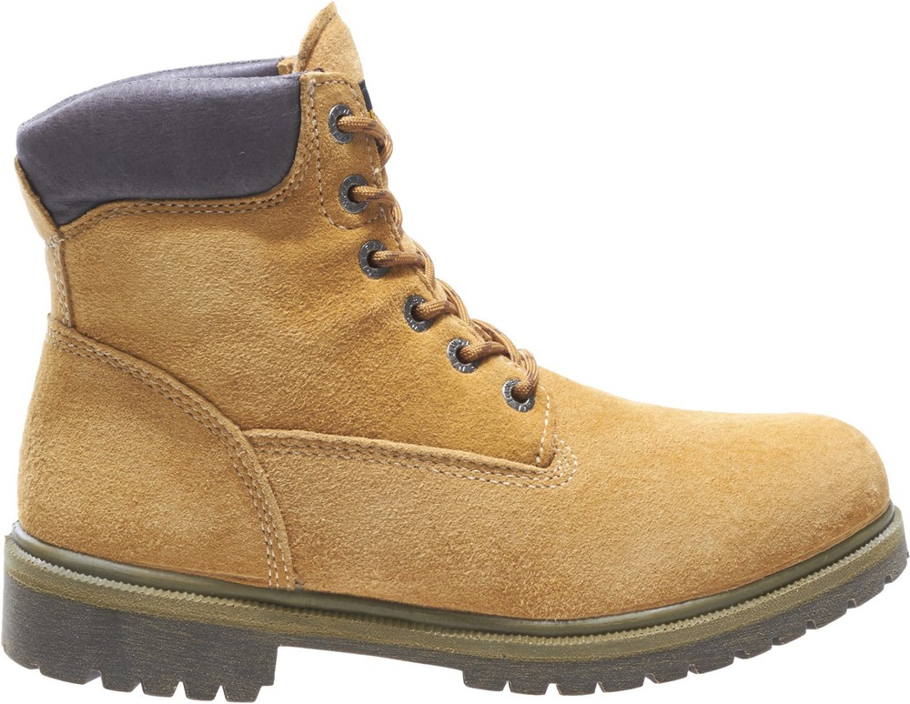 Wolverine W01191 6-Inch Waterproof Gold Suede Work Boots for Men