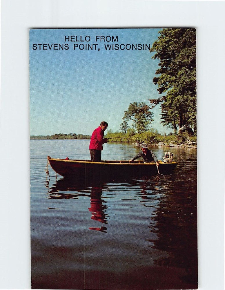 Postcard  Hello From Stevens Point Wisconsin