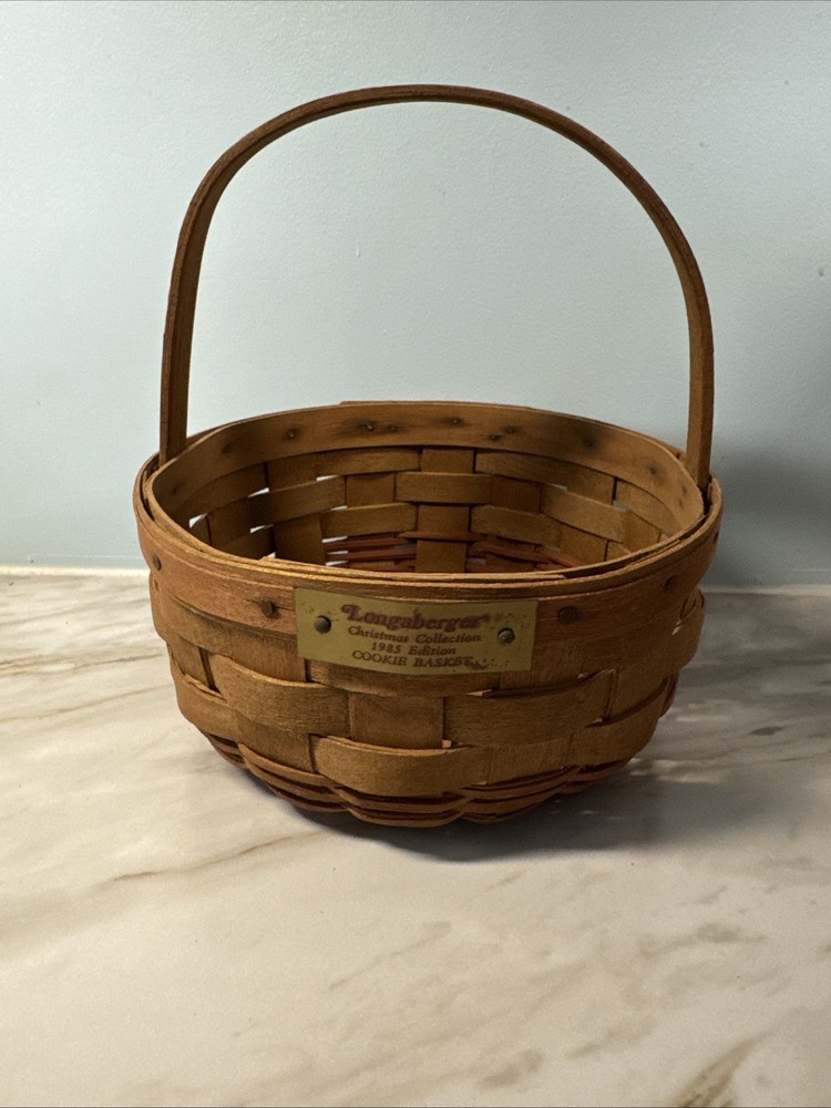 Longaberger Christmas Collection 1985 Edition Cookie Basket