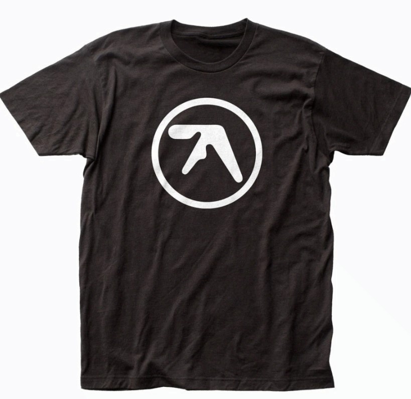 Aphex Twin Logo Mens T Shirt Rock N Roll Band Classic Concert Tee New Black