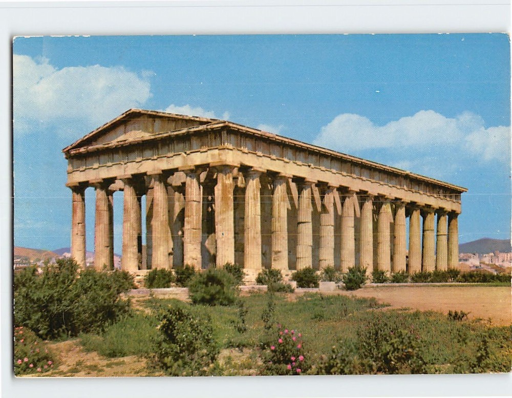 Postcard Temple of Theseus Athens Greece
