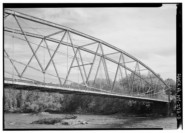 3. 3/4 PERSPECTIVE VIEW FROM THE SOUTHWEST. - Grant Road Bridge, Spanning