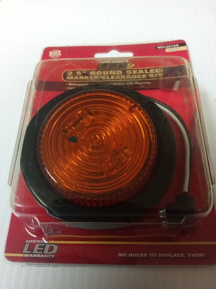 Optronics MCL527AK LED Marker/Clearance Light Kit, Amber