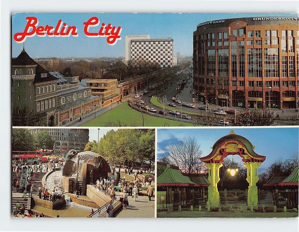 Postcard Scenes & Views Berlin Germany