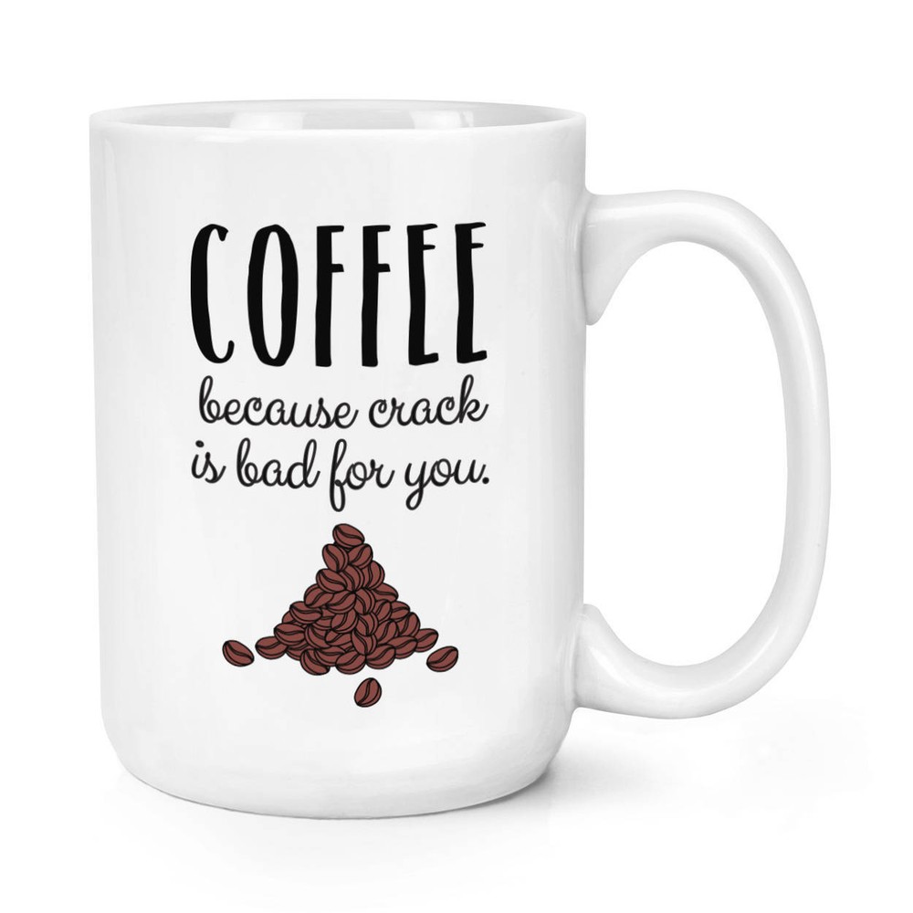 Crack Isn't an Option Large Coffee Mug for Your Daily Brew