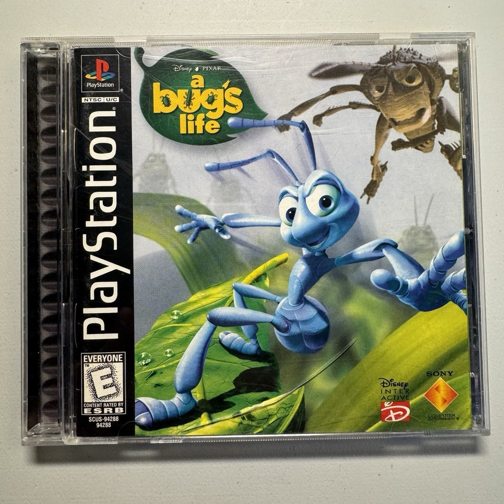 A Bug's Life Sony PlayStation 1 PS1 1998 CIB Complete Tested Disney Retro Disney
