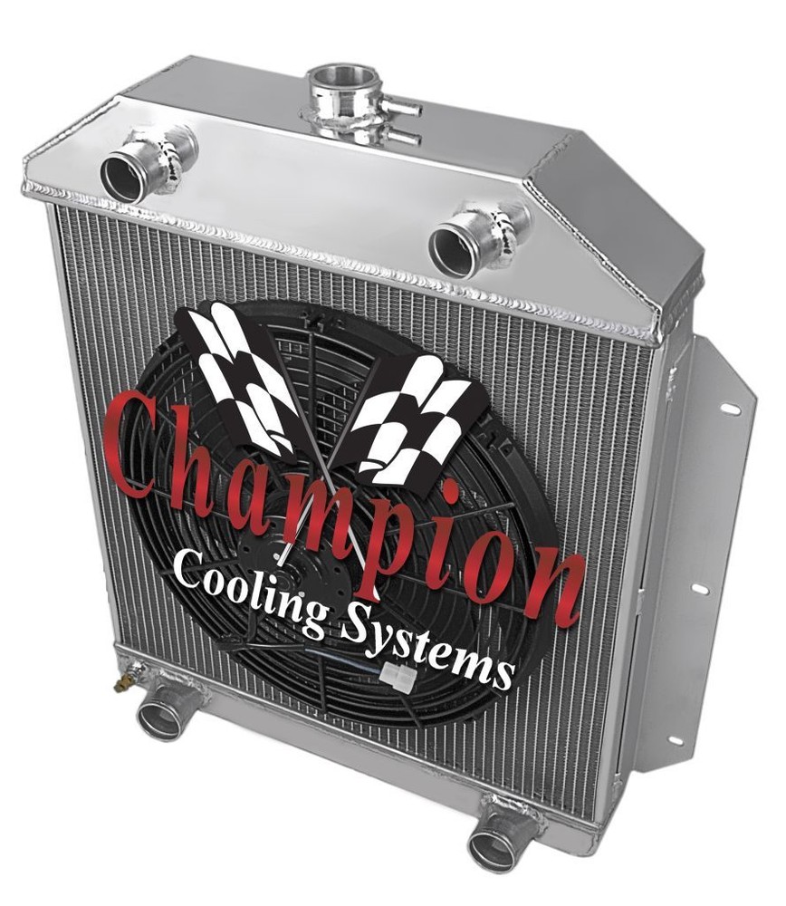 Ace Champion 2 Row Radiator Flathead Config W/ 16