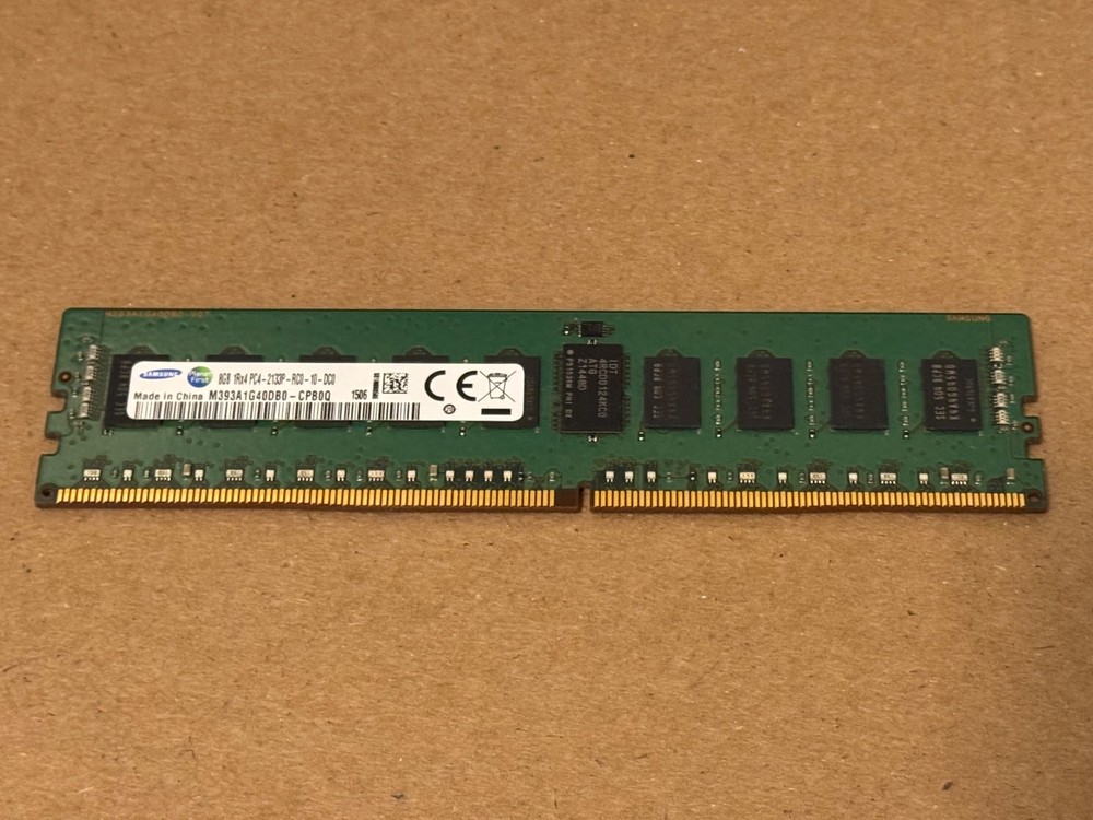 Samsung 8GB DDR4 PC4 2133MHz ECC Server RAM Memory | M393A1G40DB0-CPB0Q Tested!