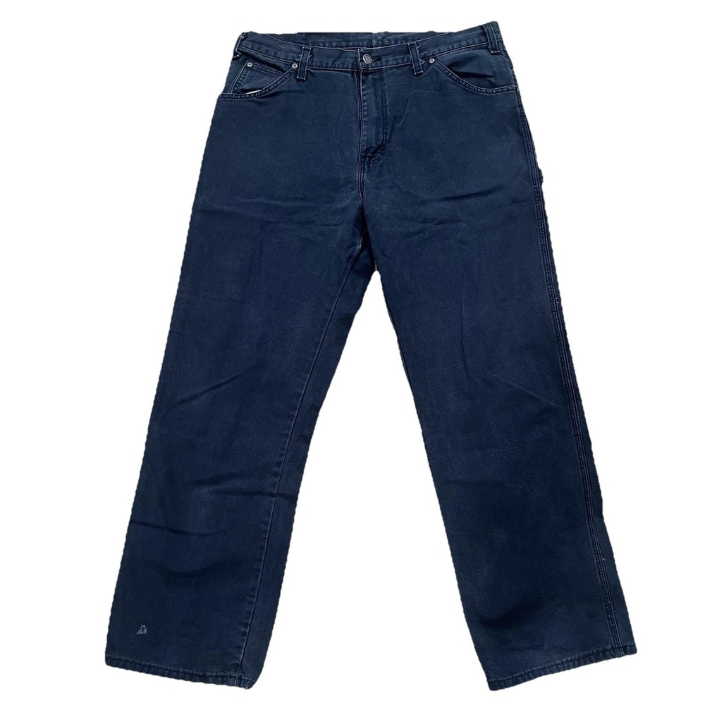 Dickies Vintage Y2K Men’s Black Denim Carpenter Pants Workwear Baggy