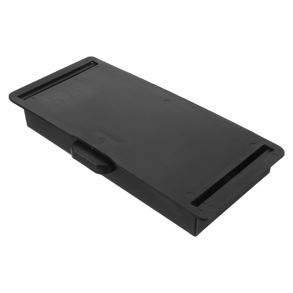 Under Table Storage Box with Slide-Out Drawers for Desktop Organization