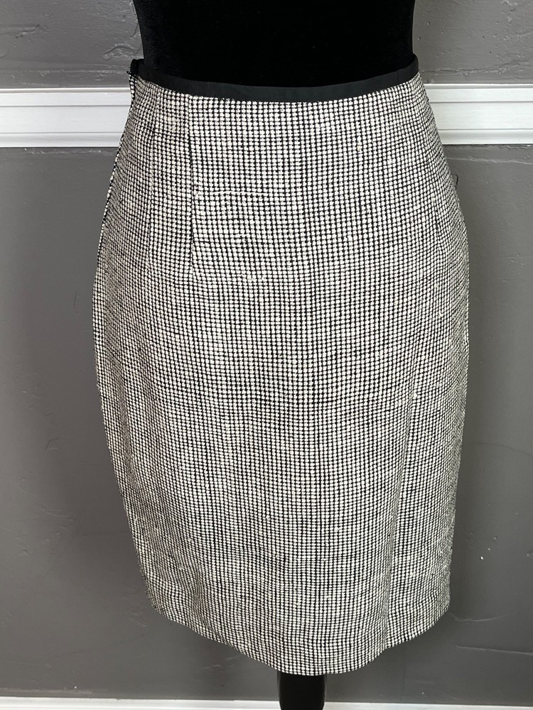 Linda Allard Ellen Tracy Silk Skirt Women's Size 10 Pencil Office Career