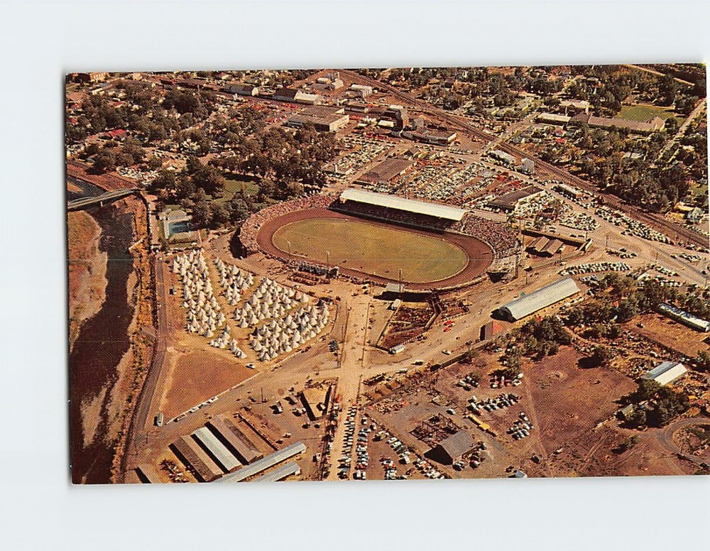 Postcard Pendleton Roundup Rodeo Grounds & Indian Village Pendleton Oregon USA