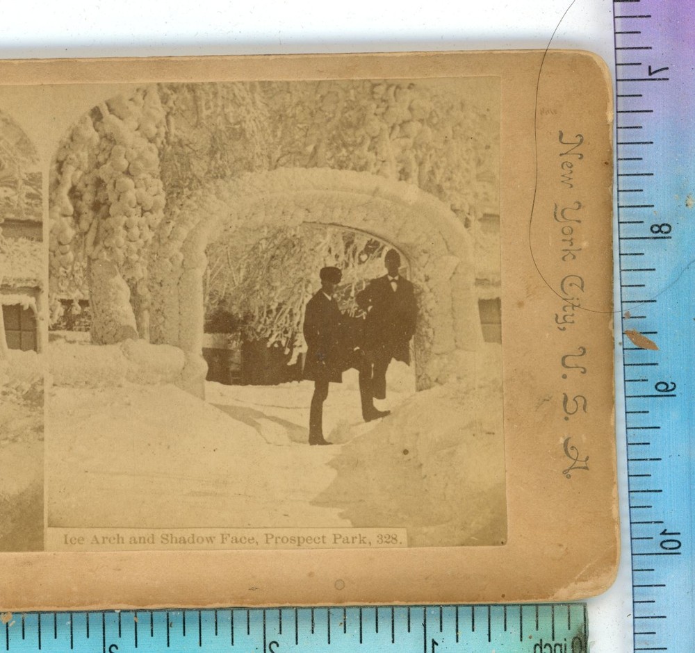 Arch & Shadow Face Prospect Park Niagara Falls International Stereoview