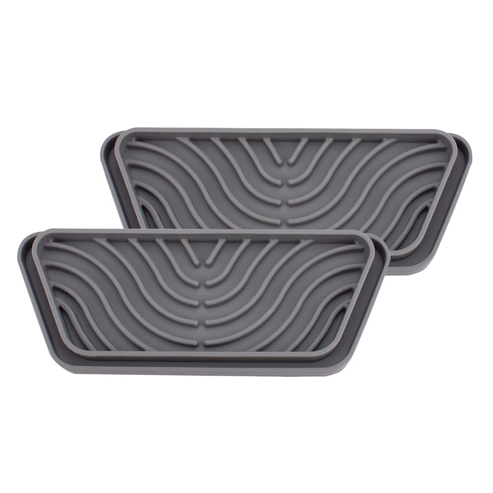 2Pcs Refrigerator Drip Catcher Tray  Fridge Drip Tray Protects Ice and6921