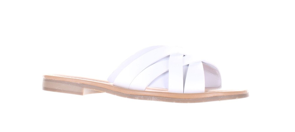 Xappeal Andie White Sandals for Women Size 7 Comfortable Casual Style