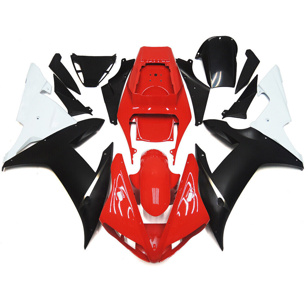 White Black Red Injection Fairing For Yamaha YZF1000 R1 2002 2003 02 03 Body Kit