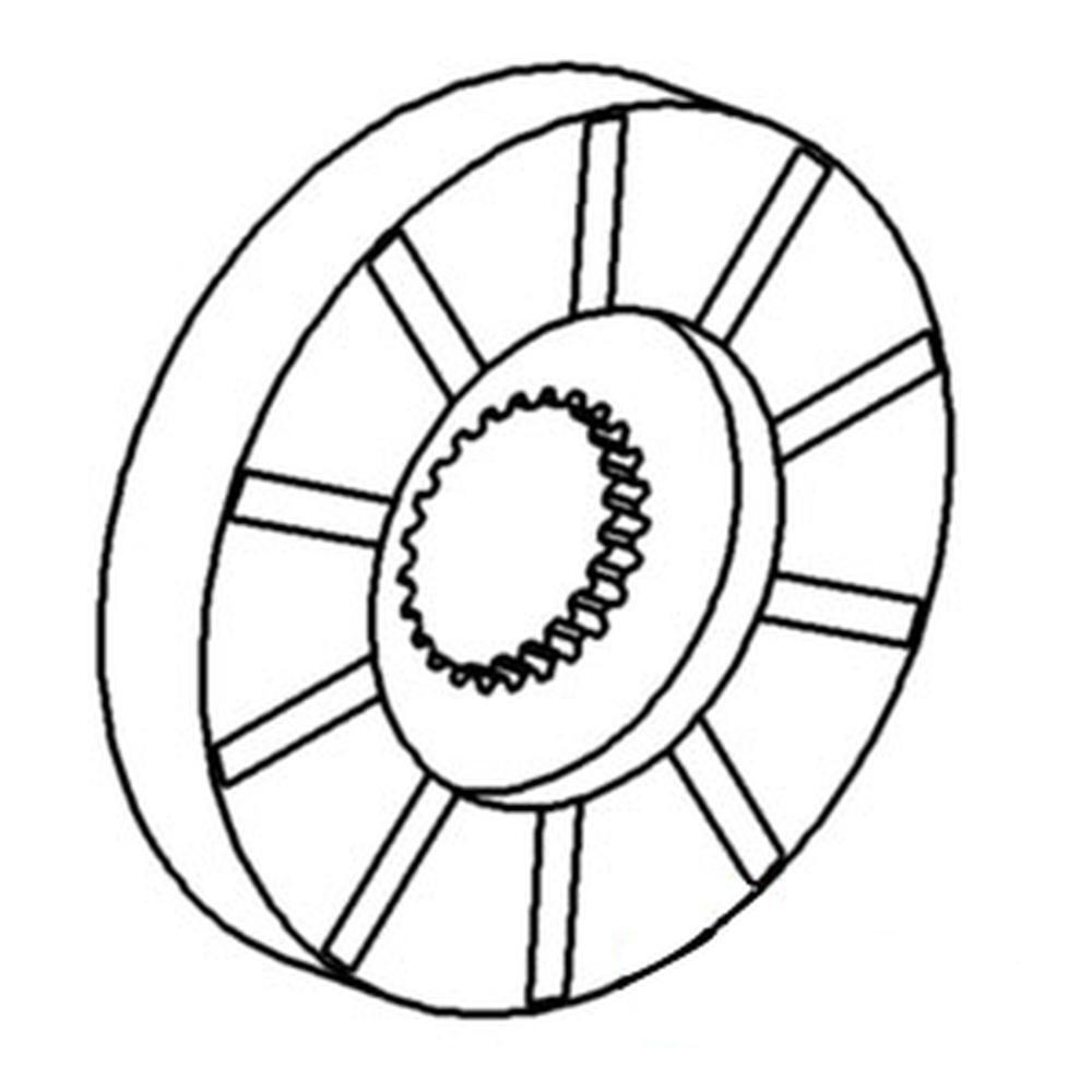R7046 Brake Disc - 25 Spline Fits John Deere