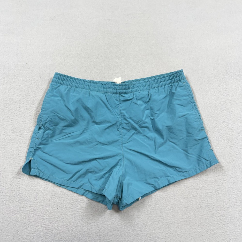 Vintage L.L. Bean Shorts Mens Medium Blue Nylon Lined 4