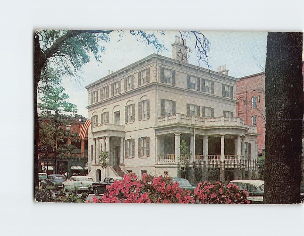 Postcard Birthplace of Juliette Gordon Low Savannah Georgia USA