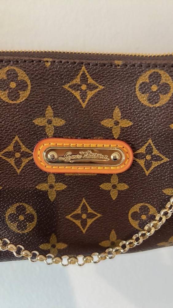 Louis Vuitton Eva Crossbody Brown Canvas Coated Monogram