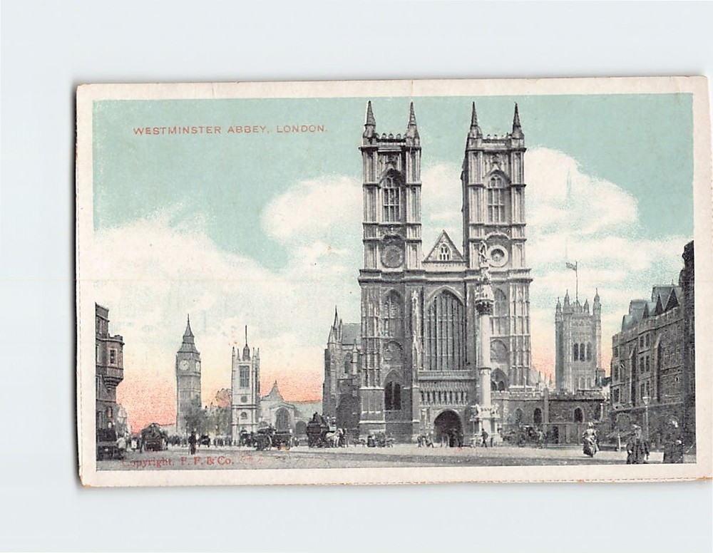 Postcard Westminster Abbey London England