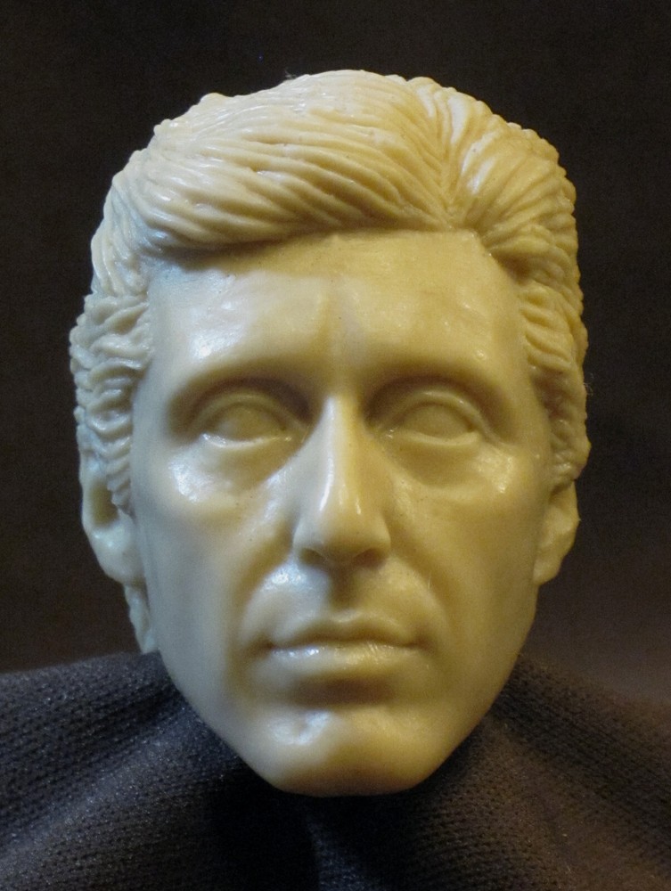 V-138 Godfather Al Pacino RESIN UNPAINTED HEAD SCULPT Action figures 1/6 scale