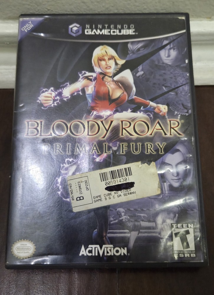 Bloody Roar: Primal Fury (Nintendo GameCube, 2002) - Untested