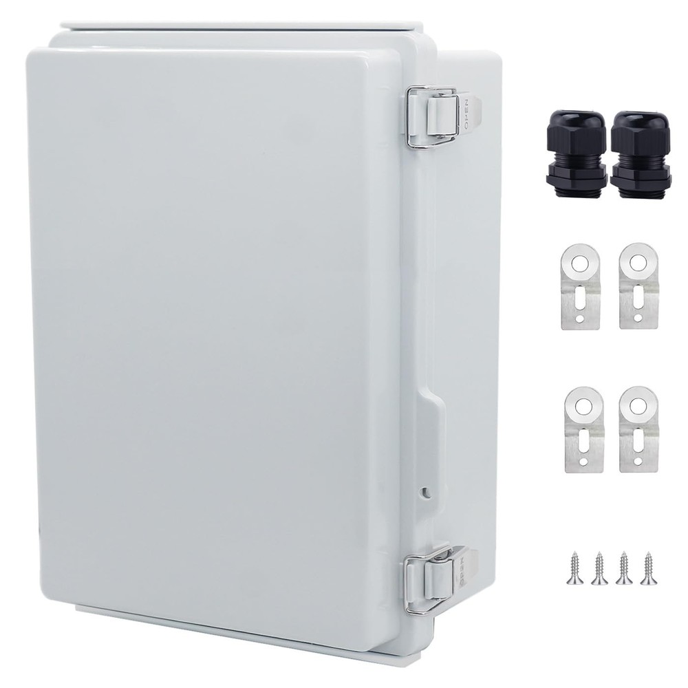 IP67 Waterproof Junction Box, ABS Plastic Electrical Enclosure with Stainless...-image