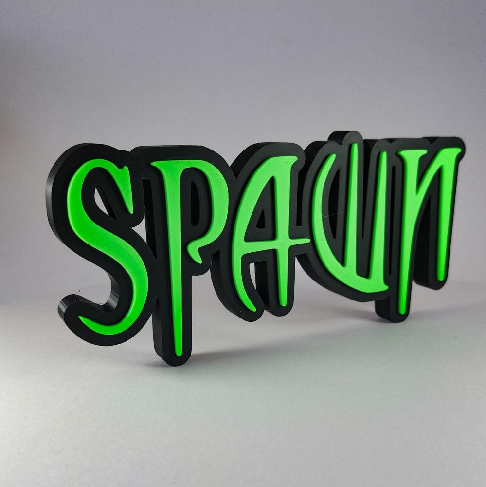 Spawn 3D Printed Stand | Self Standing Sign-Unique | Spring SALE!