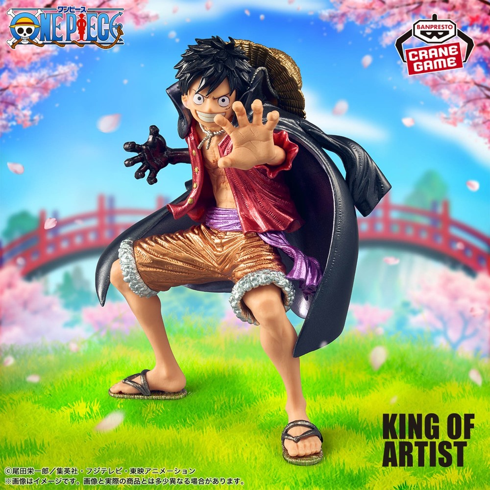 One Piece Figure THE MONKEY D LUFFY Wano Country King of Artist Special ver. New