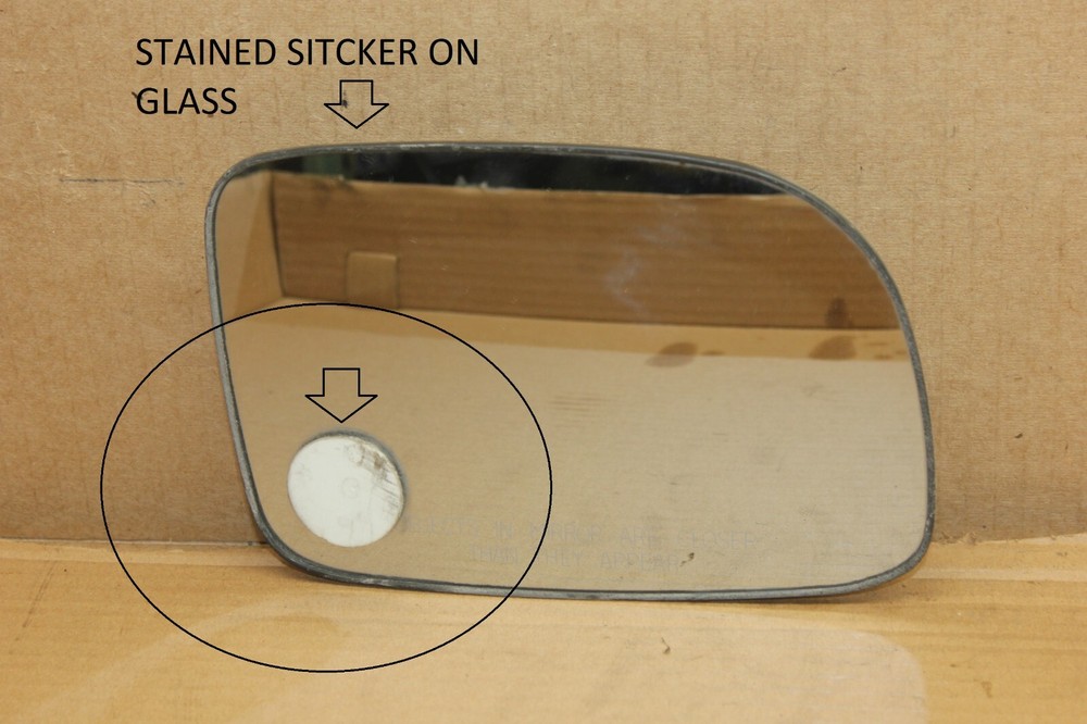 OEM 2007-2012 HYUNDAI SANTE FE PASSENGER SIDE MIRROR GLASS RH (STAINED) (G58)