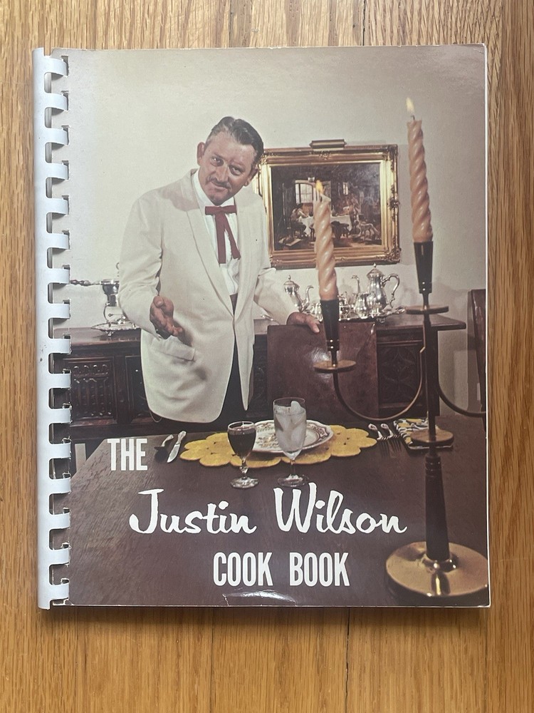 Vintage The Justin Wilson Cookbook 1988 Cajun Cooking Recipes Cook Book