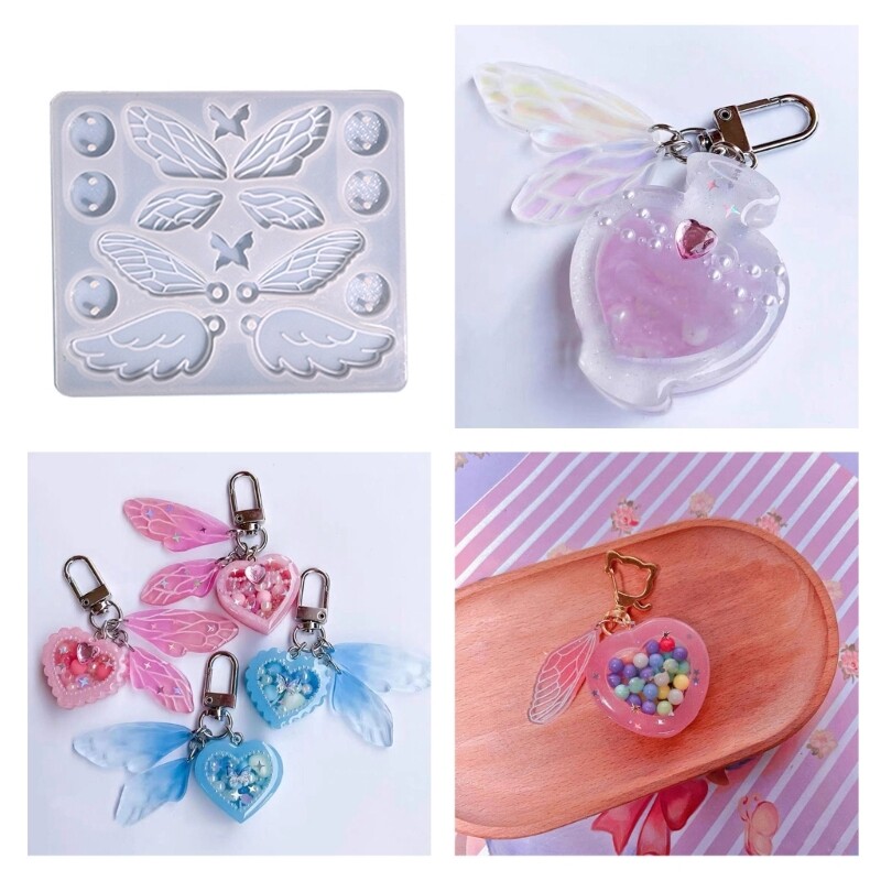 Silicone Mold Pendant Resin Epoxy Mold for Casting Resin Earrings Mold