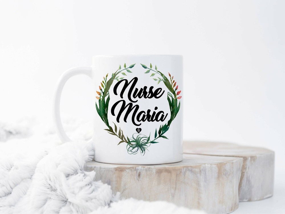 Personalized Nurse Mug Custom Nurse Gift Rn Gifts Nursing School Graduation