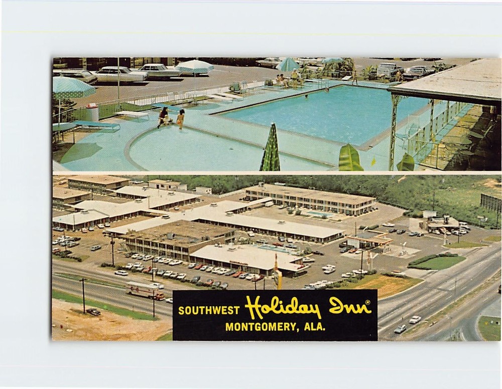 Postcard Southwest Holiday Inn Montgomery Alabama USA