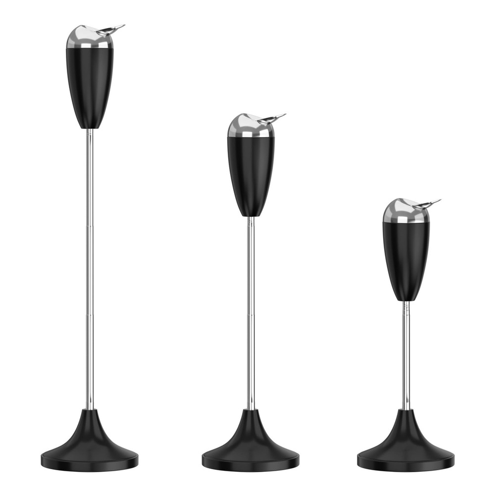 RELIANCER Adjustable Height Floor Standing Ashtray with Lid 21.5 to 35 Inches